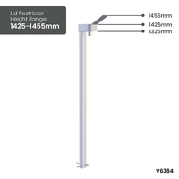 Single Wheelie Bin Stands