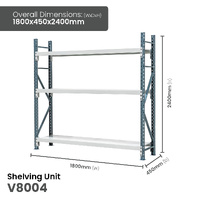 Heavy Duty Steel Longspan Shelving (450mm Deep)