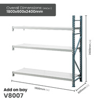 Heavy Duty Steel Longspan Shelving (600mm Deep)