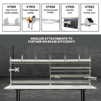 Electric Height-Adjustable Workbenches (2400x900mm)