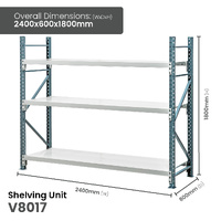 Heavy Duty Steel Longspan Shelving (600mm Deep)