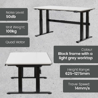 Electric Height-Adjustable Workbenches (1800x900mm)