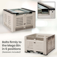 Plastic Mega Bins & Rotator Base to suit