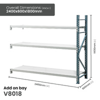 Heavy Duty Steel Longspan Shelving (600mm Deep)