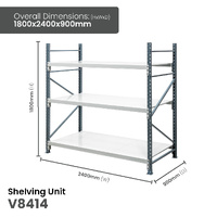 Heavy Duty Steel Longspan Shelving (900mm Deep)