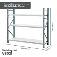 Heavy Duty Steel Longspan Shelving (600mm Deep)