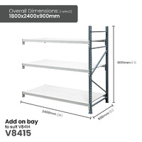 Heavy Duty Steel Longspan Shelving (900mm Deep)