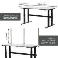 Electric Height-Adjustable Workbenches (1800x900mm)