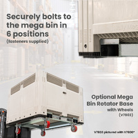 Plastic Mega Bins & Rotator Base to suit