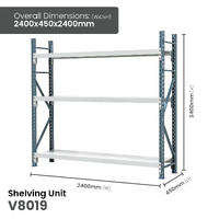 Heavy Duty Steel Longspan Shelving (450mm Deep)