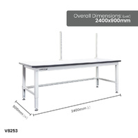 Ergonomic Industrial Packing Workbench (Half-Length Panel Starter Kit)
