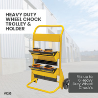 Heavy Duty Wheel Chock Trolley & Holder