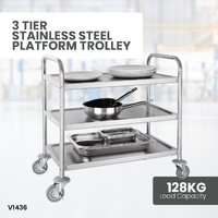 3 Tier Stainless Steel Utility Cart