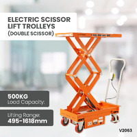 Electric Scissor Lift Trolleys 520x1010 (500kg capacity)