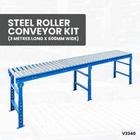 600mm Wide Conveyor Kit (Steel Rollers)