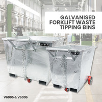 Forklift Tipping Bins - 350L, 460L