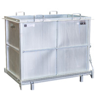 1500L Drop Bottom Bin (solid sides)