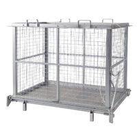 1500L Drop Bottom Bin (with mesh sides)