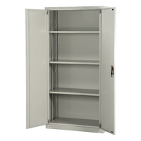 Full Height Stationery Cabinet (Light Grey)