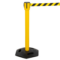 Outdoor Single Belt Barrier Post (with 10M Belt)