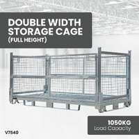 Double Width Storage Cage (Full Height)