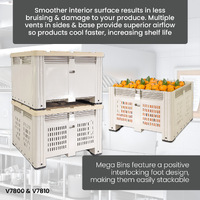 Plastic Mega Bins & Rotator Base to suit