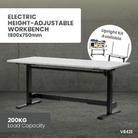 Electric Height-Adjustable Workbenches (1800x750mm)