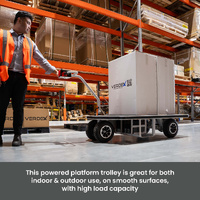 Large Powered Platform Trolley