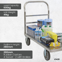 Stainless Steel Platform Trolleys