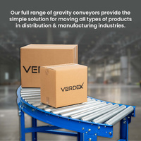 90 Deg Curve Conveyor Kit with Steel Rollers - 600mm wide