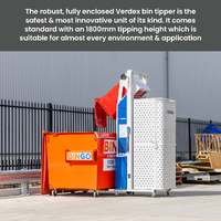 Battery Electric Wheelie Bin Tipper (Fully Enclosed)