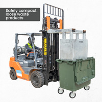 Forklift Bin Compactor - 1T