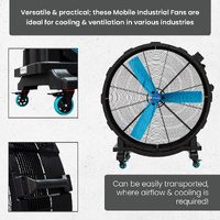 Industrial Mobile Fan - 1500mm Blade Diameter
