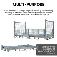 Double Width Storage Cage (Full Height)