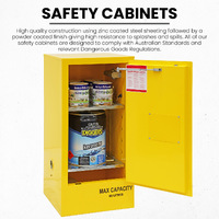 Flammable Liquid Cabinet - 60L Capacity