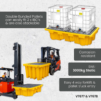 Single & Double IBC Bunded Pallets