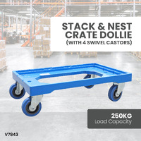 Stack and Nest Crate Dollie (with 4 swivel castors)