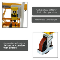 Electric Scissor Lift Trolley 800x1200 (1000kg Capacity)