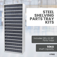 Steel Shelving Parts Tray Kits