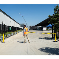 Outdoor Single Belt Barrier Post (with 10M Belt)