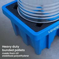 2 Drum Bunded Spill Pallet