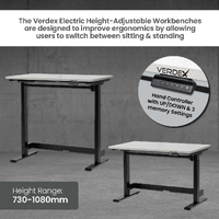 Electric Height-Adjustable Workbenches (1200x750mm)