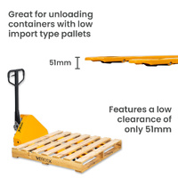 Low Profile Pallet Truck (685mm Wide)