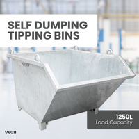 Forklift Tipping Bins - 950L, 1250L, 1850L