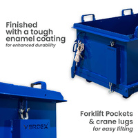 500L Drop Bottom Bin (Solid Sides)