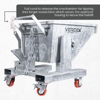 Forklift Tipping Bins - 150L, 300L