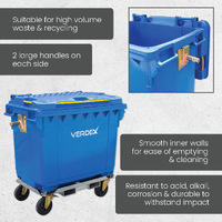 660L Wheelie Bin with Rotator Base