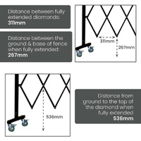7.1 Metre Large Expanding Barrier