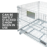 Galvanised Mesh Cage
