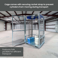 Storage Cage with Rigging Racks